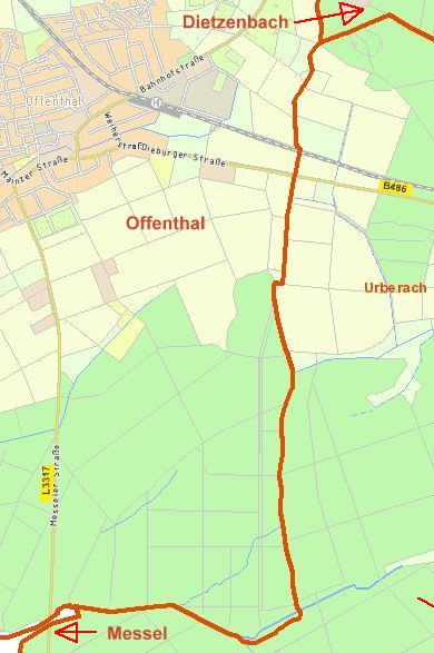 Grenze Offenthal-Urberach