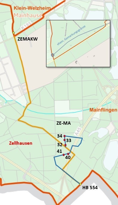 Karte Zellhausen-Mainflingen