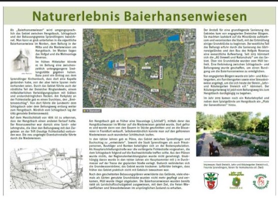 Infotafel Baierhensenwiese