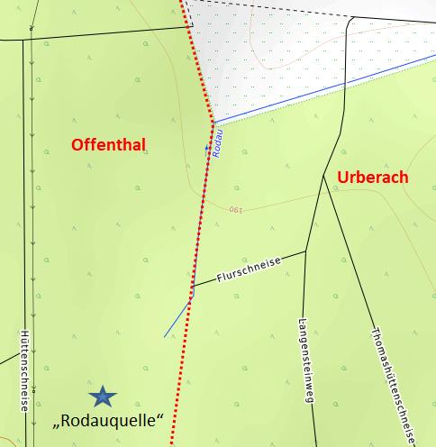 Karte Rodauquelle