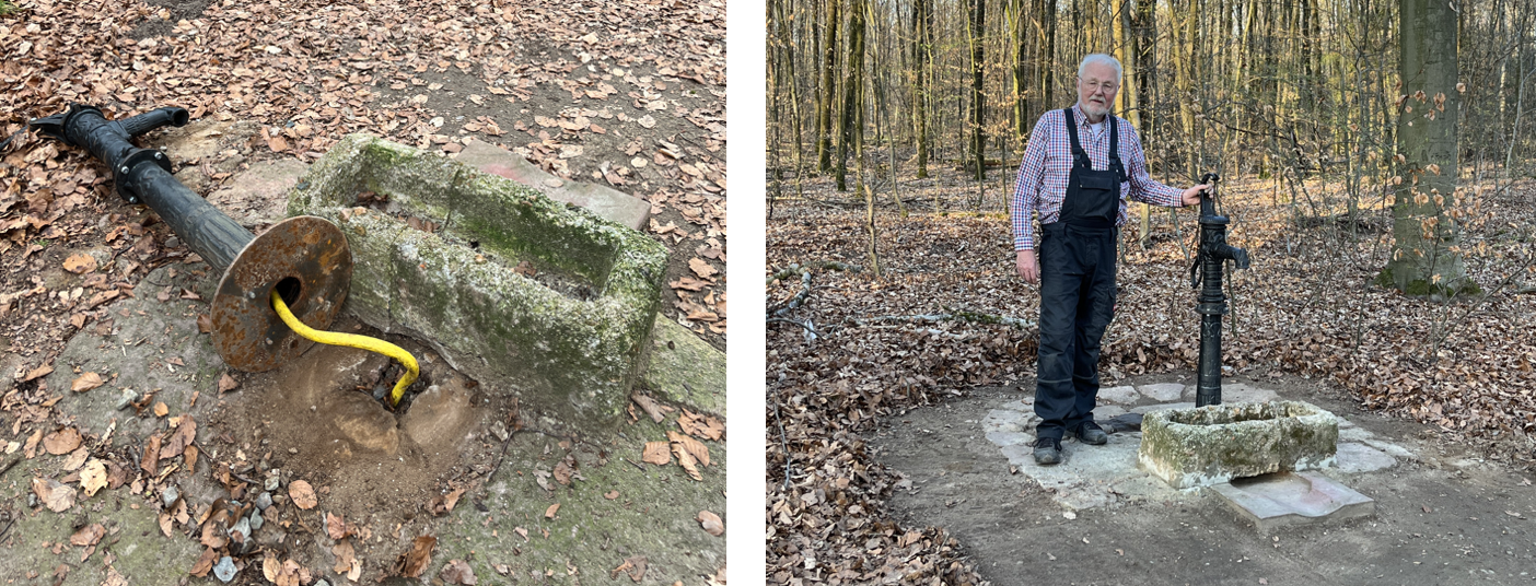 Vandalismus Markwaldbrunnen